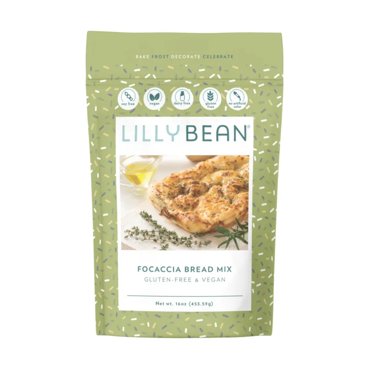 LillyBean Focaccia Bread Mix package