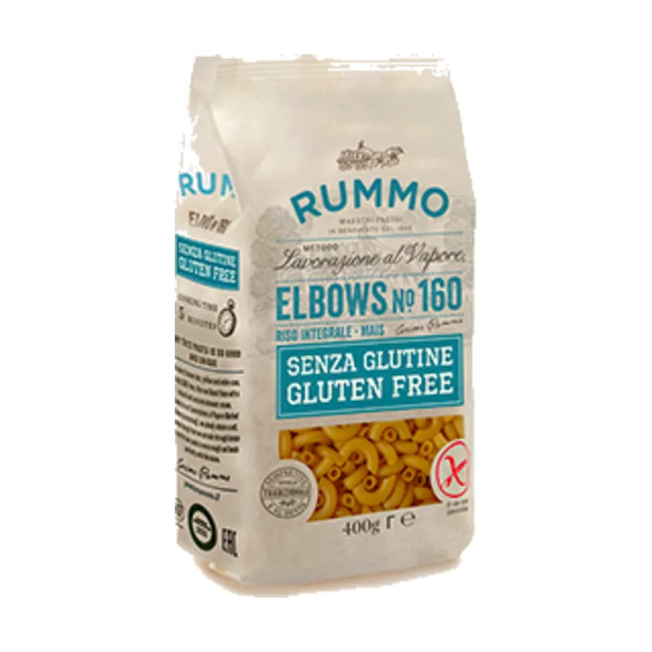 Package of Rummo gluten-free elbow pasta